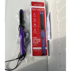 Revlon RVIR1143 Tourmaline Ceramic 1-1/4" Barrel Curling Iron - Purple